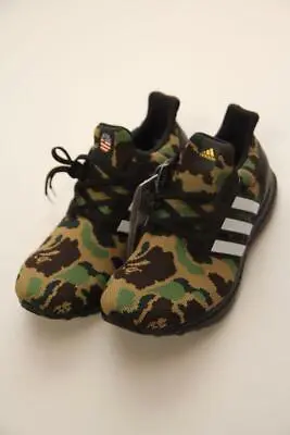 NEW A BATHING APE X ADIDAS ULTRA BOOST GREEN CAMO Sneakers From Japan F/S • $691.22