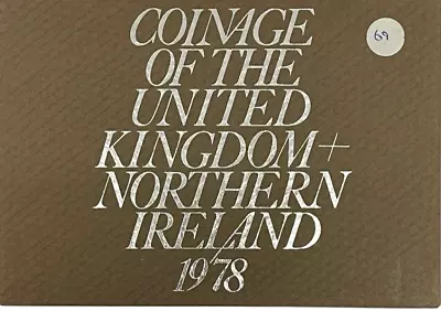 1978 Royal Mint Coinage Of Great Britain And Northern Ireland Proof Coin Set • £15.99