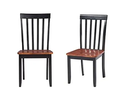 Bloomington Dining Chair Black/Cherry Set Of 2 • $124.44