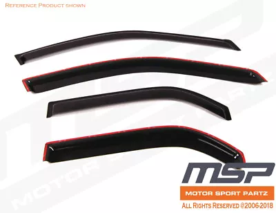 4pcs Out-Channel Visor Rain Guards Mercedes GLK-Class X204 GLK300 GLK350 2010-16 • $32.70