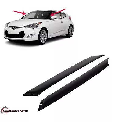 Windshield Pillar Moldings Trim Pair For Hyundai Veloster 2012-2017 • $29.98