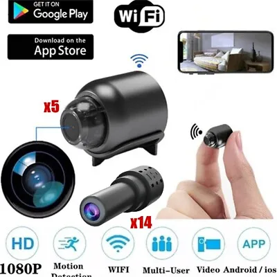 1080P HD Mini Hidden Spy Cam Motion Detection Home Security Surveillance Camera • $14.98