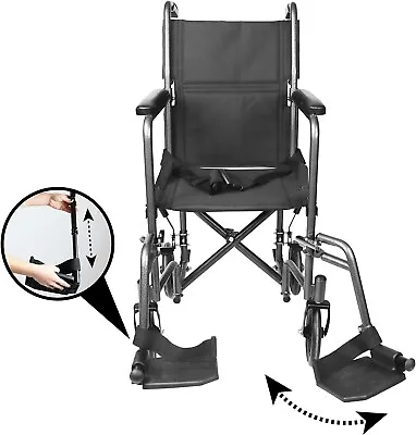 Pepe Narrow Wheelchair Wheel Chair Folding Ultra Lightweight • £80