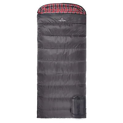 TETON Sports Celsius XXL 0 Degree Right Zipper Sleeping Bag For Camping Gray • $78.48