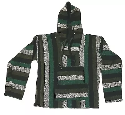 Mexican Pancho Baha Skater Hoodie Large • $19.95