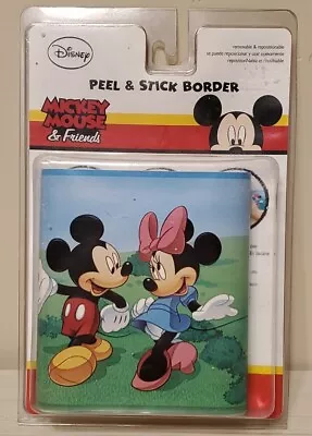 Disney Mickey Mouse & Friends Peel And Stick Wall Border Minnie Donald Goofy NEW • $14.99