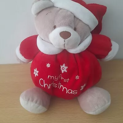 TJM Ltd My First Christmas Plush Rattle Bear  • £8.50