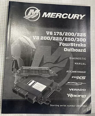 8M0146617 2018 Mercury Outboard Diagnostic Service Manual V6 175-225 V8 200-300  • $84.99