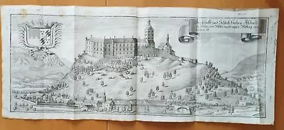 1721 Wening: Castle Of Hohe Aschau As Such From Midnight To Noon • $166.06