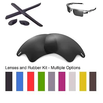 Walleva Lenses And Rubber Kit For Oakley Fast Jacket XL - Multiple Options • $19.99