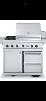 Viking Bbq Grill 42” New! Viking Outdoor  Grill! Includes Entire Cart! • $3499.99