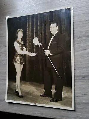 Variety Theatre Photo 1950sunknown Magician Stage Photo • $15.16