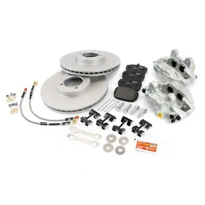 Pair New  MGB Performance 4 Piston Front Brake W Vented Rotors W Alloy Calipers • $834.95