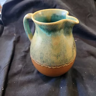 Vintage Georgia Art Pottery Milk Pitcher Hand Made Pottery W J GORDY • $26
