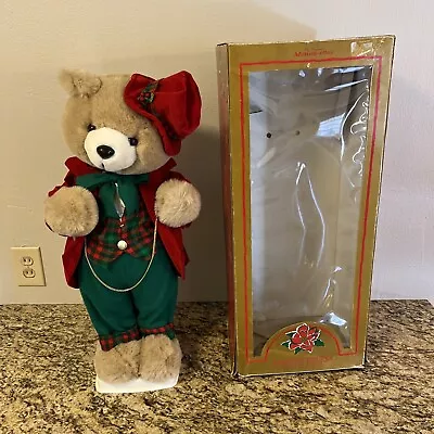 1996 Telco Motionettes 24 Inch Animated Figure Christmas Bear Boy W Original Box • $39.99