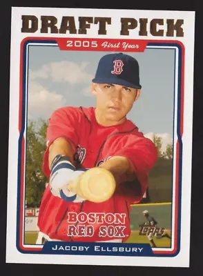 Jacoby Ellsbury Rc 2005 Topps Update #uh317 Draft Pick Rookie Boston Red Sox • $1.99