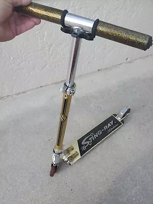 Schwinn StingRay Kick Scooter Vintage Limited Edition Gold 18  Deck • $19.99