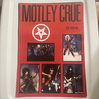 MOTLEY CRUE SHOUT AT THE DEVIL POSTER SET Of 5 1984 • $23.99