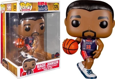 £33.89 • Buy Funko POP! NBA: Team USA - Magic Johnson (Navy Jersey) #125 Jumbosized