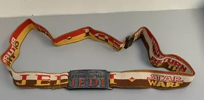 Vintage Star Wars RETURN OF THE JEDI Children's Belt Buckle Lee 1982 • $15.99