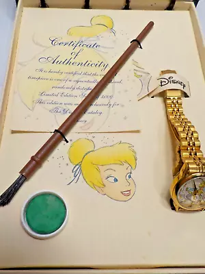 Disney Tinker Bell Sketch Portfolio With Watch #273 Of 3000 J • $249