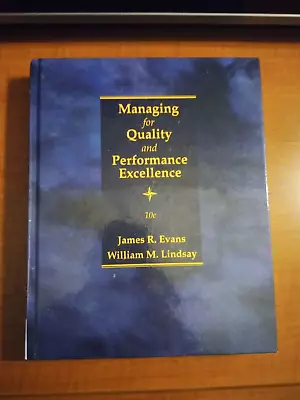 Managing For Quality And Performance Excellence 10th Ed • $24.95