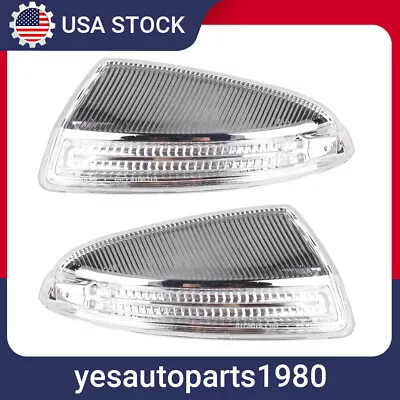 1 Pair LED Turn Signal Light Door Mirror Side For Mercedes C250 C300 2048200821 • $18