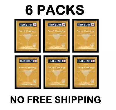 £4.77 • Buy Wine Yeast 6 Pk Rs Blanc Red Star Pasteur Champagne For Soda Fruit Moonshine