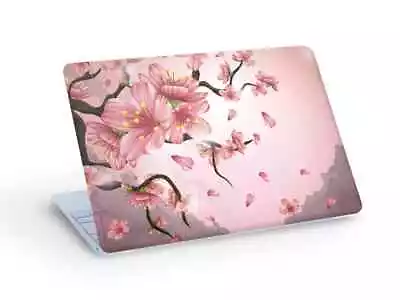 Cherry BLOSSOMS LAPTOP SKIN Decal Sticker Flowers Laptop Skin - Custom Size • £9.49