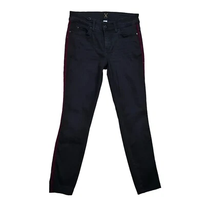£34.99 • Buy Dream X Jeans By MAC Black Denim Jeans W34  L30  Dream Skinny Velvet Galloon
