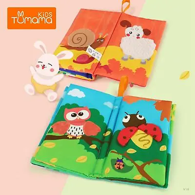 Soft Cloth Book With Crinkly Sounds Fun Christmas Toy Fabric • £6.43