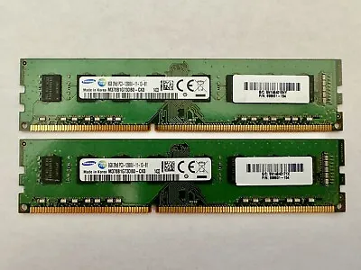 16GB Kit (2x 8GB) Samsung PC3-12800U DDR3-1600 Server RAM 1.5v M378B1G73DB0-CK0 • £22.50