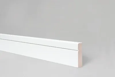 Door Architrave Boards  White Primed MDF  Burford  69 X 18 X 4400mm • £4.99