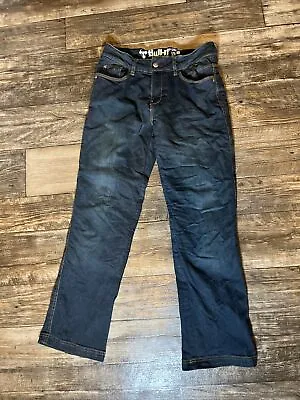 Bull-it Tactical Icon Slim Motorcycle Jeans - Blue Denim Covec Men’s 6R  H1 • $49.99
