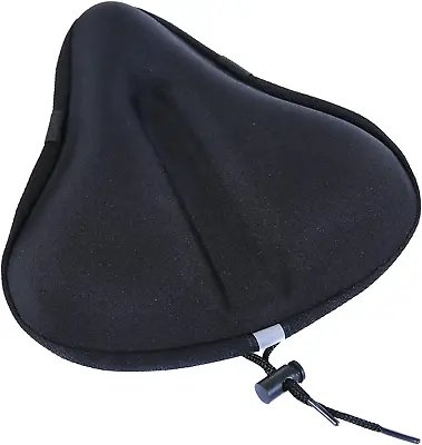 Bike Seat Cushion Padded Gel Bike Seat Cover Wide Comfortable Bicycle Seat Cus • $17.22