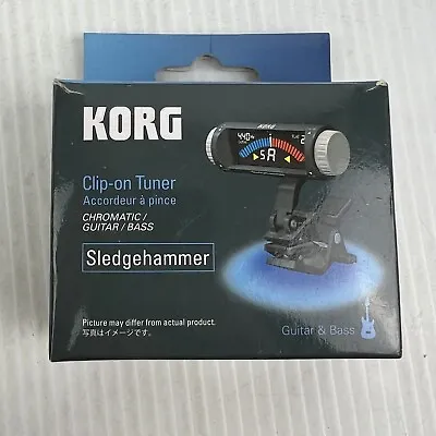 Korg Sledgehammer Clip-On Guitar Tuner CR2032 • $79.99