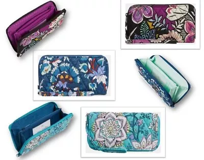 Vera Bradley Wristlet Accordion RFID Style Wallet Choice Patterns NWT MFG $75 • $28.99