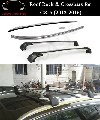 4PCS Fits For Mazda CX-5 CX5 2012-2016 Roof Rack Rail Carrier Crossbars Kit • $574.15