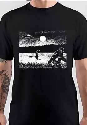 NWT Cryptozoology Funny Bigfoot Loch Ness Monster Unisex T-Shirt  • $33.99