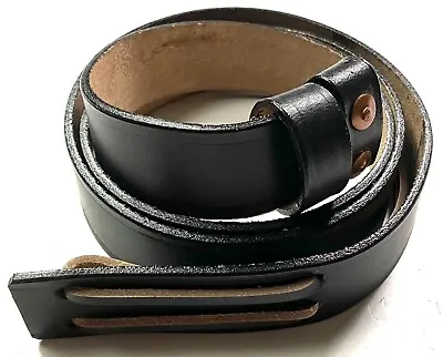 Enfield 1907 Black Leather Rifle Sling - Reproduction • $24.95