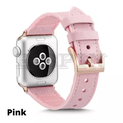 $15.49 • Buy For Apple IWatch Band Leather Strap Watch Series 8 7 6 5 4 3 SE 38/40/42/44/45mm