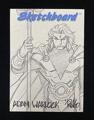 1998 SkyBox Marvel Creators Collection White Adam Warlock #20 Sketch • $8.99
