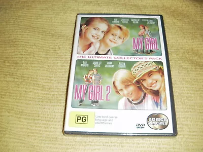 MY GIRL 1 + MY GIRL 2 = 2 DVD NEW & SEALED Dan Aykroyd Anna Chlumsky R4 • $9.25