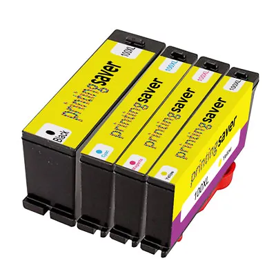 4x Ink Cartridges For Lexmark 100XL Impact S305 Interpret S405 Intuition S505 • £7.68