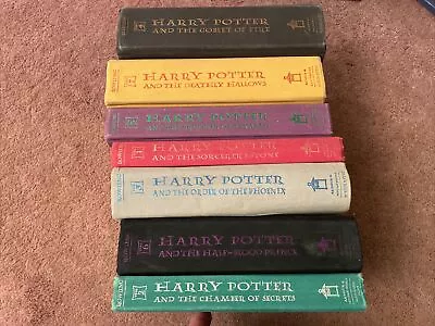 Harry Potter Complete Set. All 7 Books HC Some 1st Edit  No Dust Jackets Rowling • $35.99