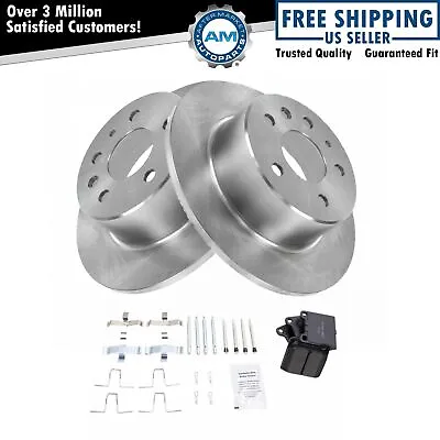 Rear Brake Rotor And Ceramic Pad Pair Set Kit & 1154200072 For Mercedes • $79.69