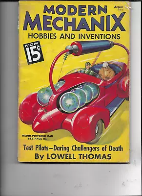 Modern Mechanix Hobbies And Inventions Magazine------august 1936 • $19.99