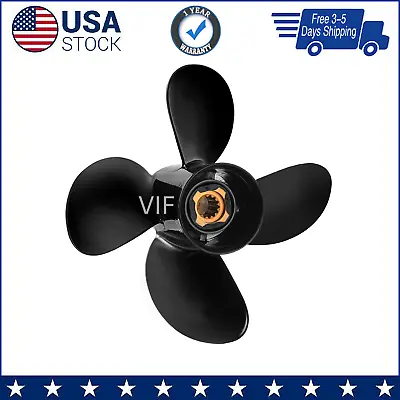 10.38 X 12 Outboard Boat Propeller Fit Mercury Engines 25-70HP 13 Tooth RH • $69.99