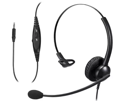£8.99 • Buy Cell Phone Headset For Call Center Customer Service, Remote Work Headset