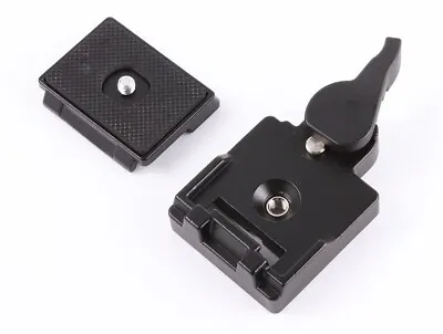 323 Quick Release Clamp Adapter For Manfrotto With 200PL-14 Plate  - UK STOCK • £10.95